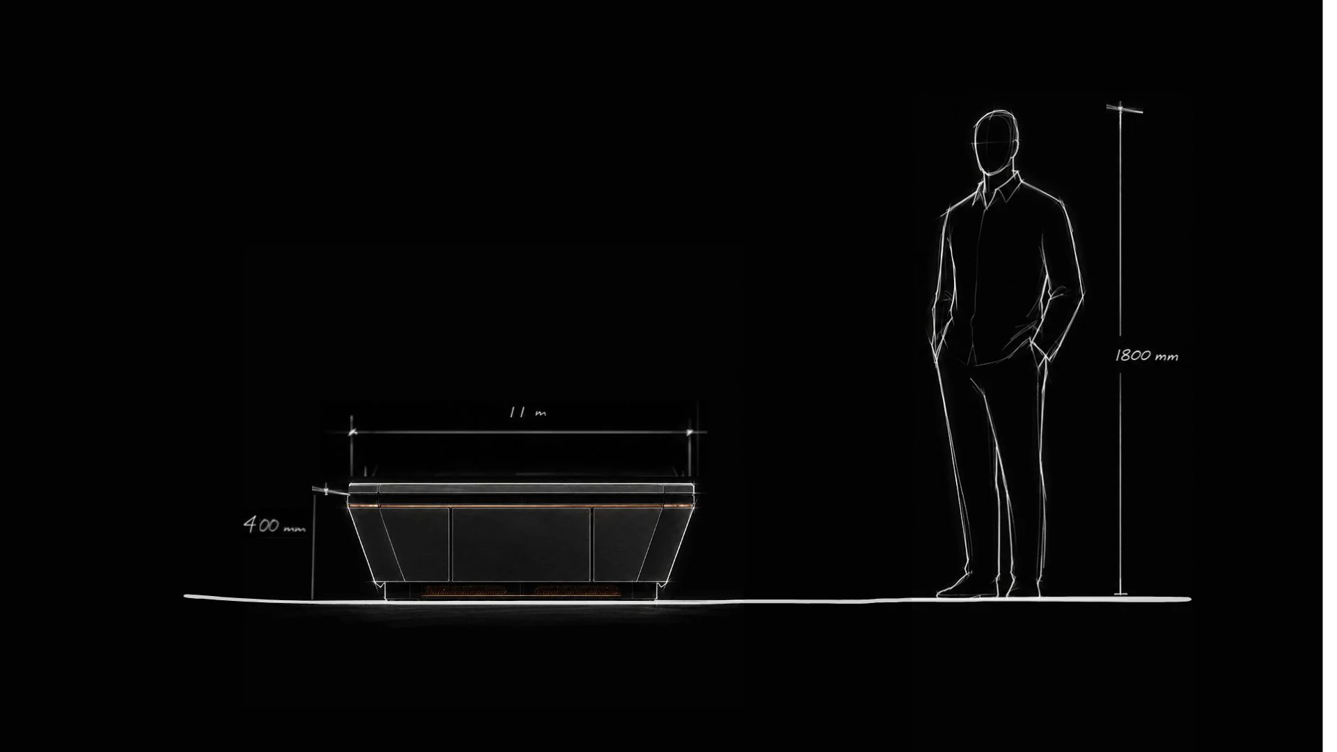 Hearth fire table sketch study