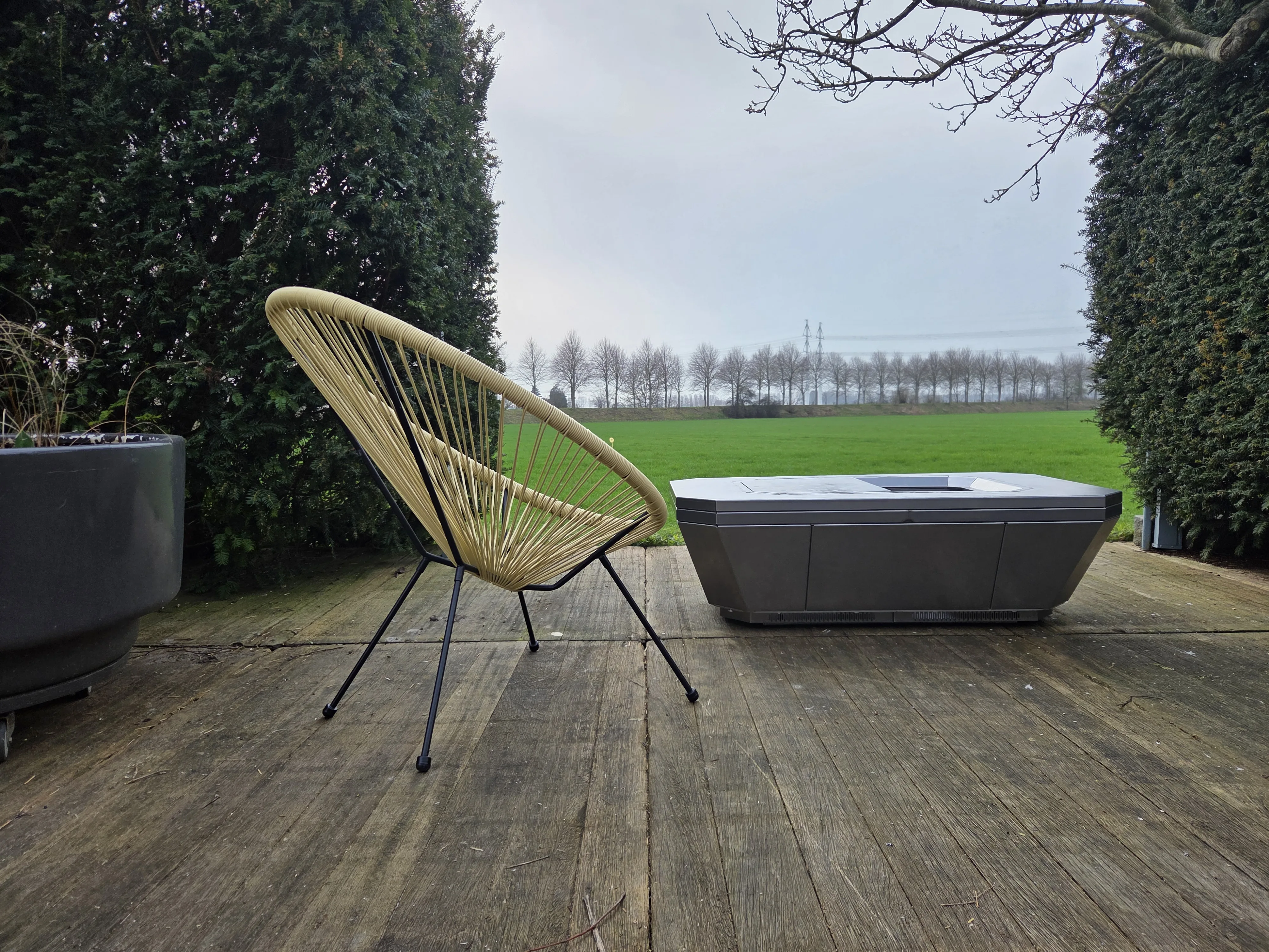 Riven Vou outdoor prototype in a real setting